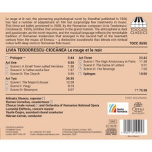 Stanciu, Michaela - Livia Teodorescu-Ciocanea: Le Rouge Et Le Noir