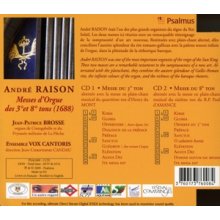 Raison, A. - Messes D'orgue Des 3 & 8 Tons