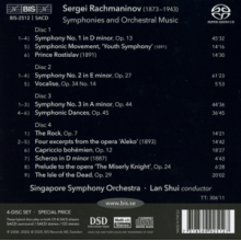 Singapore Symphony Orchestra - Rachmaninov: Symphonies & Orchestral Music