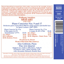 Goldstein, Alon - Mozart Piano Concertos Nos. 9 & 17 (Arr. Ignaz Lachner)