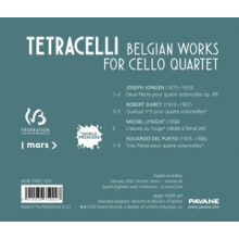Tetracelli - Belgian Works For Cello Quartet