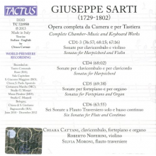 Sarti, G. - Complete Chamber Music & Keyboard Works