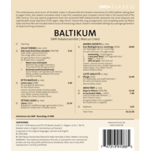 Swr Vokalensemble - Baltikum