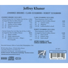 Brahms/Schumann - Flute Sonatas