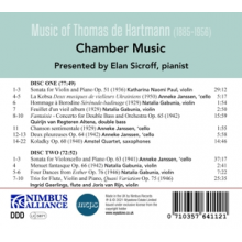Sicroff, Elan - Chamber Music of Thomas De Hartmann