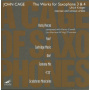 Cage, J. - Works For Saxophones 3 & 4