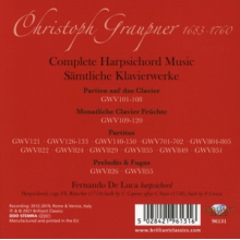 Luca, Fernando De - Graupner: Complete Harpsichord Music