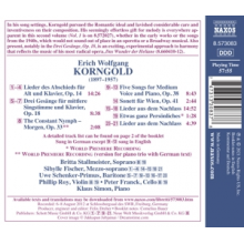 Stallmeister, Britta - Korngold Songs Vol.2