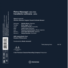 Janowski, Marek / Dresdner Philharmonie - Mascagni: Cavalleria Rusticana