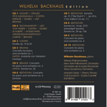 Backhaus, Wilhelm - Wilhelm Backhaus Edition
