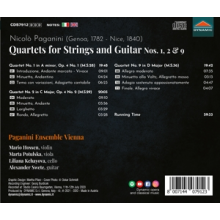 Paganini Ensemble Vienna - Paganini: Quartets For Strings and Guitar Nos. 1, 2 & 9