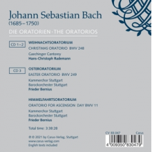 Gaechinger Cantorey & Hans-Christoph Rademann & Kammerchor Stuttgart & Frieder Bernius - Johann Sebastian Bach: Die Oratorien