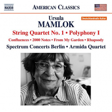 Mamlok, U. - String Quartet No.1/Polyphony No.1