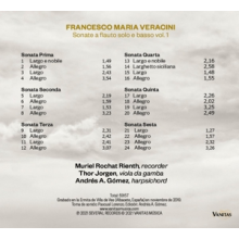 Rienth, Muriel Rochat - Sonate a Flauto Solo E Basso Vol. 1