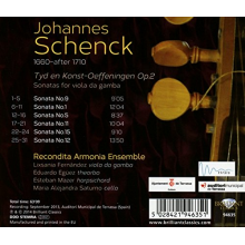 Schenck, J. - Tyd En Konst-Oeffenungen Op.2
