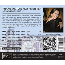 Hoffmeister, A. - Sonatas For Piano Vol.1