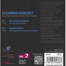 Das Erste Kammerorchester Der Schweiz - Alexander Schaichet and the First Swiss Chamber Orchestra