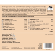 Adler, S. - Music For Chamber Orchestra