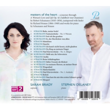 Brady, Sarah & Stephen Delaney - Schumann & Strauss: Matters of the Heart - a Journey Through a Woman's Love & Life