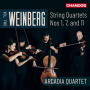 Arcadia Quartet - Weinberg String Quartets Nos. 1, 7 &