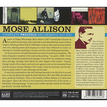 Allison, Mose - Complete Prestige Recordings 1957-1959