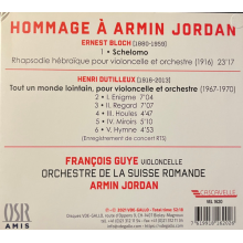 Guye, Francois & Orch. De La Suisse Romande - Hommage a Armin Jordan