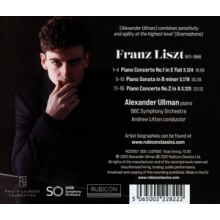 Ullman, Alexander / Andrew Litton / Bbc Symphony Orchestra - Liszt: Piano Concertos Nos. 1 & 2/Piano Sonata