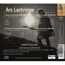 Solinis, Enrike - Ars Lachrimae (Works For Lute)