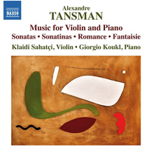 Tansman, A. - Music For Violin & Piano