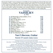 Liberzon, Yuri - Konstantin Vassiliev: Guitar Works Vol. 1