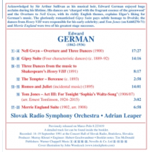 Slovak Radio Symphony Orchestra - Edward German: Merrie England Suite - British Light Music, Vol. 10
