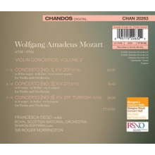 Dego, Francesca - Mozart Violin Concertos Vol. 2