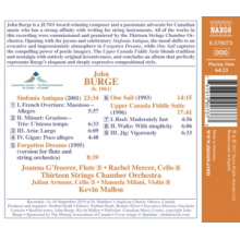 Thirteen Strings Chamber Orchestra - John Burge: Sinfonia Antiqua