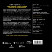 La Grande Chapelle - Jose De Baquedano: Musica Para La Catedral De Santiago