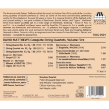Lea, Rebecca - Matthews: Complete String Quartets, Vol. 5