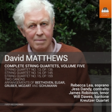 Lea, Rebecca - Matthews: Complete String Quartets, Vol. 5