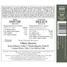 Villiers Quartet - Delius/Smyth: String Quartets