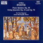 Da Vinci Quartet - Foote: Piano Quintet Op. 38 / String Quartets Opp. 32 and 70