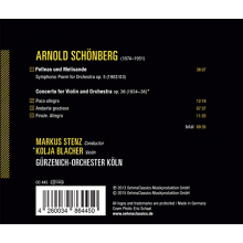 Blacher, Kolja & Gurzenich-Orchester Koln & Markus Stenz - Arnold Schonberg: Pelleas Und Melisande - Concerto For Violin and Orchestra