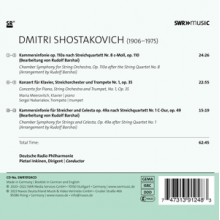 Inkinen, Pietari - Shostakovich: Chamber Symphonies, Opp. 110a & 49a