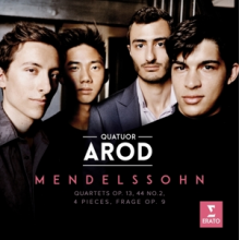 Quatuor Arod / Marianna Crebassa - Mendelssohn: Quartets Op.13, 44 No.2/4 Pieces/Frage Op.9