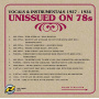 V/A - Unissued 78s - Vocals & Instrumentals