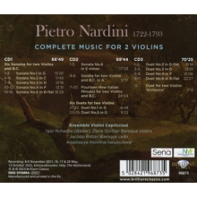 Ruhadze, Igor / Ensemble Violini Capricciosi - Nardini: Complete Music For 2 Violins