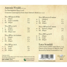 Scandali, Luca - Vivaldi: La Stravaganza Op.4 Transcriptions For Organ