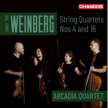 Arcadia Quartet - Weinberg String Quartets Nos 4 and 16