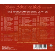Rubsam, Wolfgang - J.S. Bach: Das Wohltemperierte Clavier