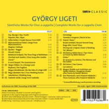 Swr Vokalensemble - Ligeti: Complete Works For a Capella Choir
