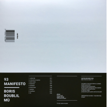 Boublil, Boris - Mu - 93 Manifesto