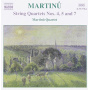 Martinu, B. - String Quartets No.4,5 &