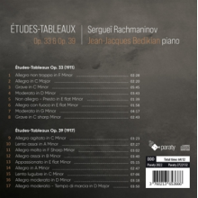 Bedikian, Jean-Jacques - Rachmaninov: Etudes-Tableaux Op. 33 & 39